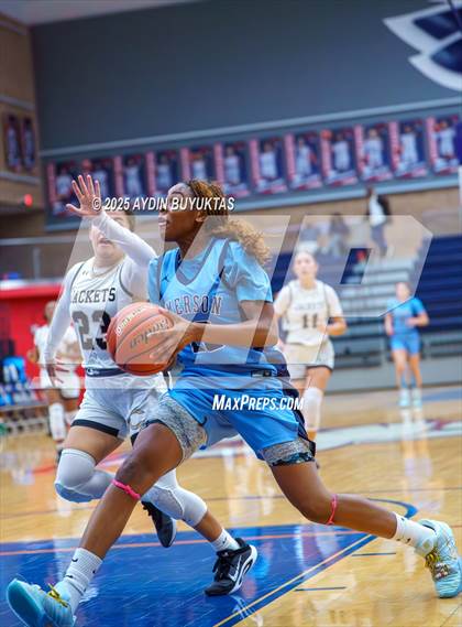 Thumbnail 3 in Emerson vs. Cleburne (Allen Hoopfest Basketball Tournament) photogallery.
