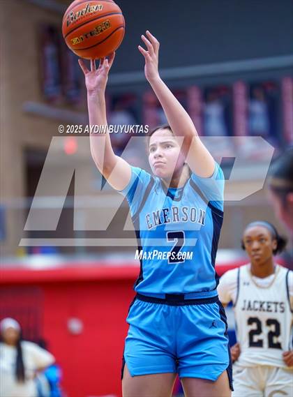 Thumbnail 2 in Emerson vs. Cleburne (Allen Hoopfest Basketball Tournament) photogallery.