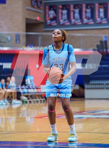 Thumbnail 3 in Emerson vs. Cleburne (Allen Hoopfest Basketball Tournament) photogallery.