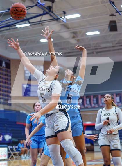 Thumbnail 3 in Emerson vs. Cleburne (Allen Hoopfest Basketball Tournament) photogallery.