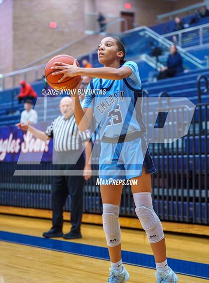 Thumbnail 1 in Emerson vs. Cleburne (Allen Hoopfest Basketball Tournament) photogallery.