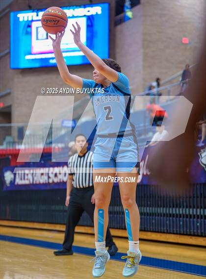 Thumbnail 3 in Emerson vs. Cleburne (Allen Hoopfest Basketball Tournament) photogallery.