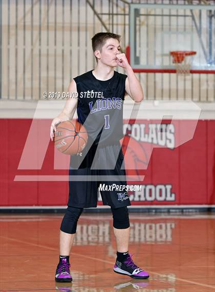Thumbnail 2 in Redding Christian vs. East Nicolaus (Love of the Game) photogallery.