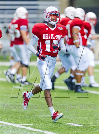 Thumbnail 3 in THSCA All-Star Football Game photogallery.
