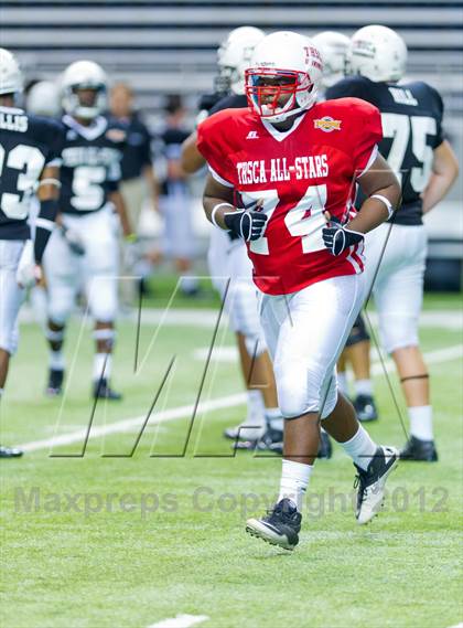 Thumbnail 3 in THSCA All-Star Football Game photogallery.