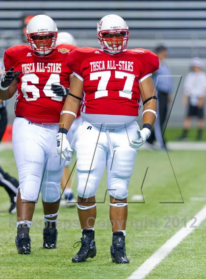 Thumbnail 3 in THSCA All-Star Football Game photogallery.