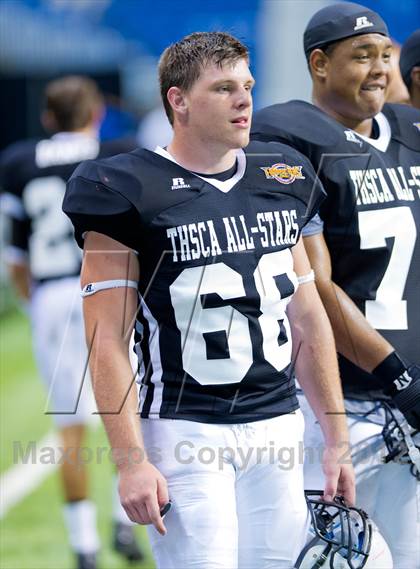 Thumbnail 3 in THSCA All-Star Football Game photogallery.