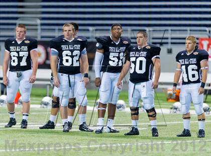 Thumbnail 1 in THSCA All-Star Football Game photogallery.