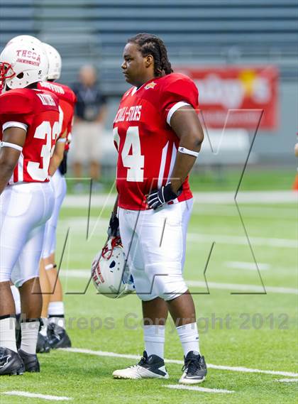 Thumbnail 2 in THSCA All-Star Football Game photogallery.
