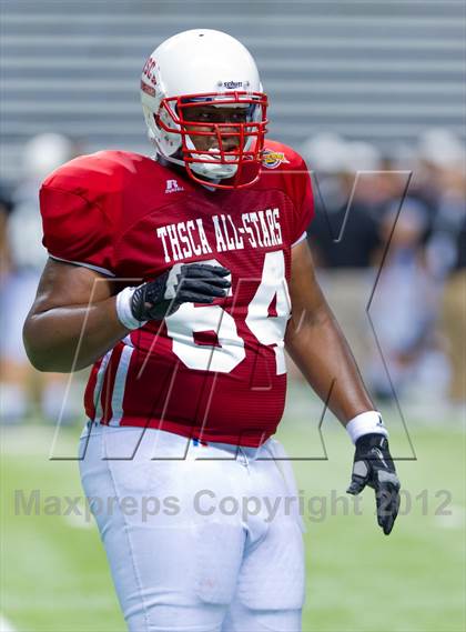 Thumbnail 3 in THSCA All-Star Football Game photogallery.