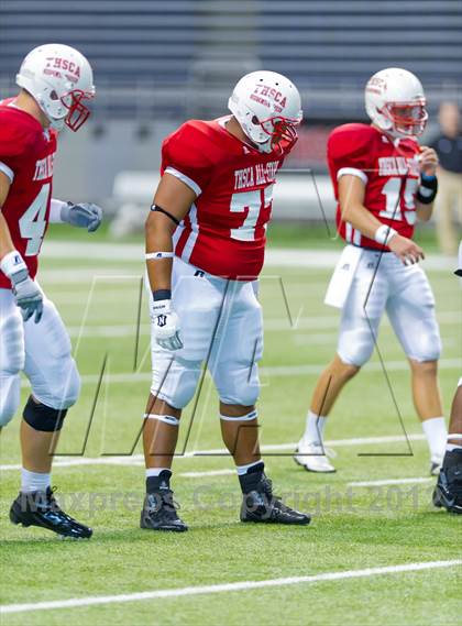 Thumbnail 2 in THSCA All-Star Football Game photogallery.