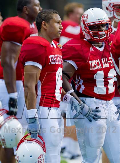 Thumbnail 2 in THSCA All-Star Football Game photogallery.