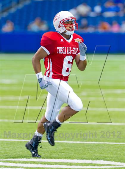 Thumbnail 2 in THSCA All-Star Football Game photogallery.