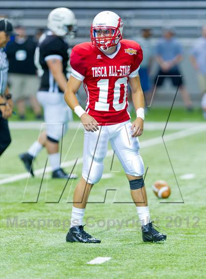 Thumbnail 3 in THSCA All-Star Football Game photogallery.