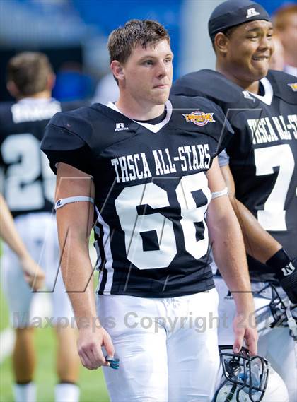 Thumbnail 2 in THSCA All-Star Football Game photogallery.