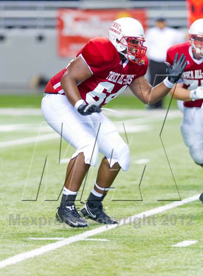 Thumbnail 3 in THSCA All-Star Football Game photogallery.