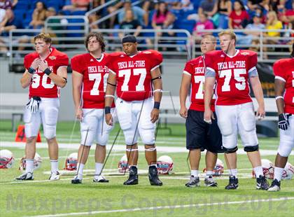Thumbnail 2 in THSCA All-Star Football Game photogallery.