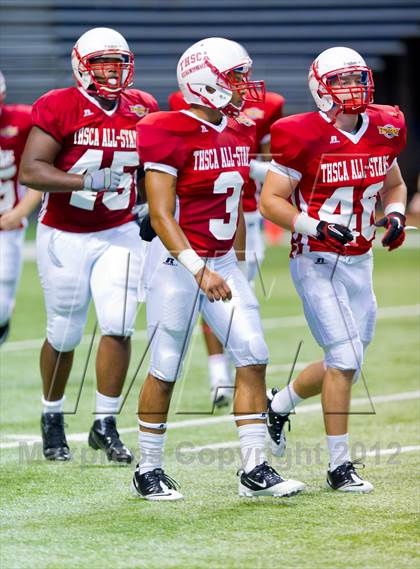 Thumbnail 1 in THSCA All-Star Football Game photogallery.