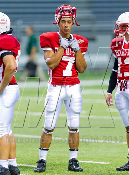 Thumbnail 2 in THSCA All-Star Football Game photogallery.