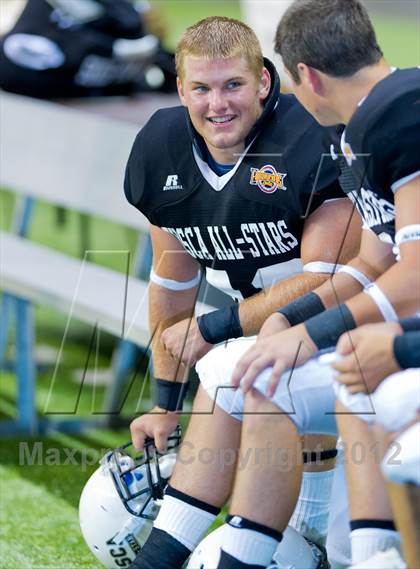 Thumbnail 1 in THSCA All-Star Football Game photogallery.