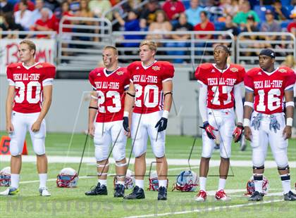 Thumbnail 2 in THSCA All-Star Football Game photogallery.