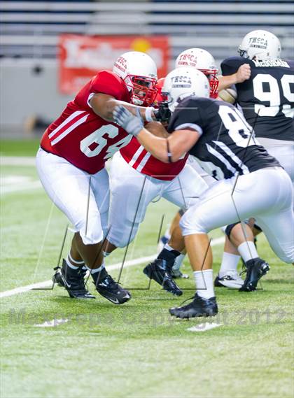 Thumbnail 3 in THSCA All-Star Football Game photogallery.