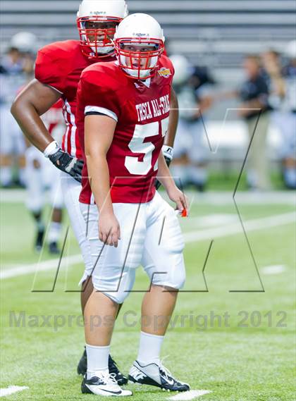 Thumbnail 1 in THSCA All-Star Football Game photogallery.