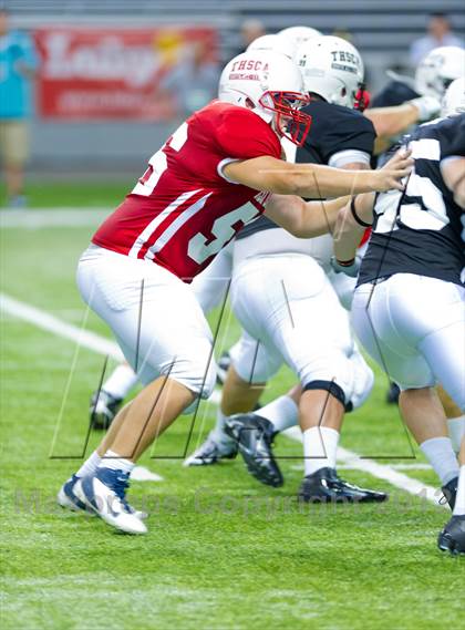 Thumbnail 2 in THSCA All-Star Football Game photogallery.