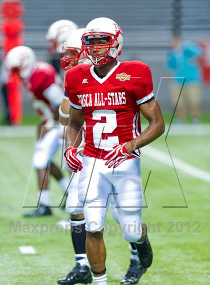 Thumbnail 3 in THSCA All-Star Football Game photogallery.