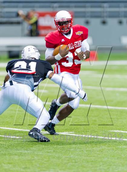 Thumbnail 1 in THSCA All-Star Football Game photogallery.