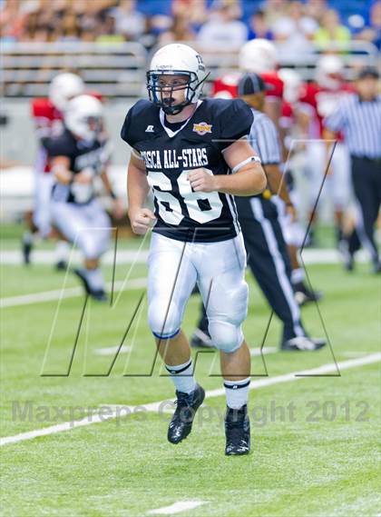 Thumbnail 2 in THSCA All-Star Football Game photogallery.