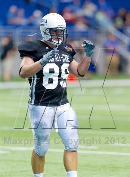 Thumbnail 3 in THSCA All-Star Football Game photogallery.