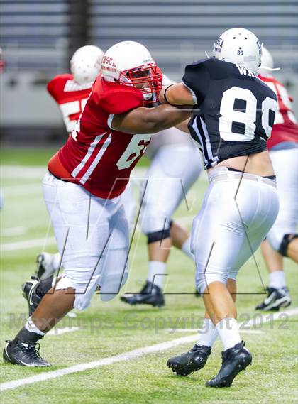 Thumbnail 1 in THSCA All-Star Football Game photogallery.