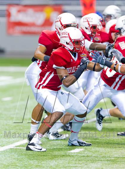 Thumbnail 2 in THSCA All-Star Football Game photogallery.
