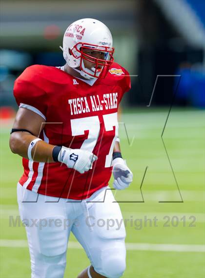 Thumbnail 1 in THSCA All-Star Football Game photogallery.