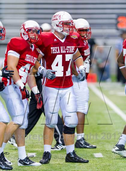 Thumbnail 2 in THSCA All-Star Football Game photogallery.