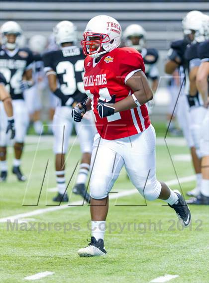 Thumbnail 2 in THSCA All-Star Football Game photogallery.