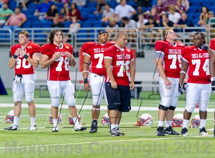 Thumbnail 1 in THSCA All-Star Football Game photogallery.