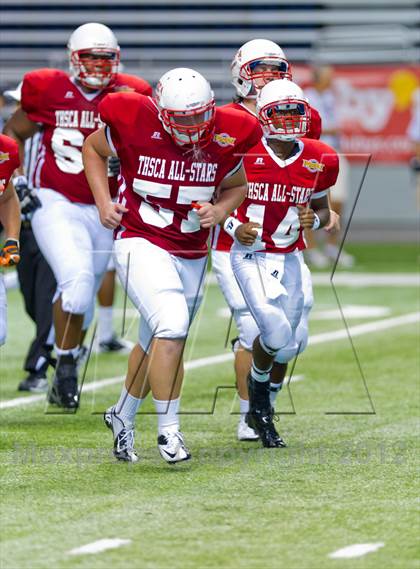 Thumbnail 2 in THSCA All-Star Football Game photogallery.