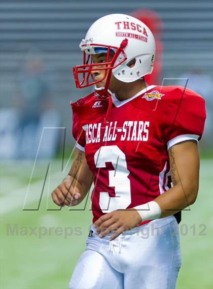 Thumbnail 2 in THSCA All-Star Football Game photogallery.