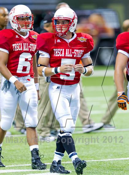 Thumbnail 2 in THSCA All-Star Football Game photogallery.