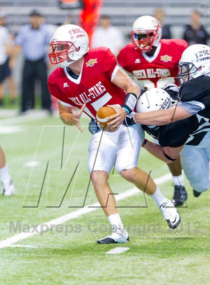 Thumbnail 2 in THSCA All-Star Football Game photogallery.
