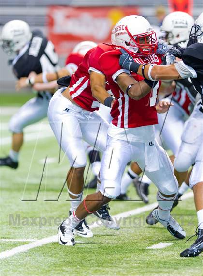 Thumbnail 3 in THSCA All-Star Football Game photogallery.