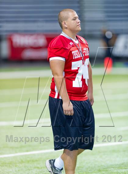 Thumbnail 1 in THSCA All-Star Football Game photogallery.