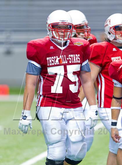 Thumbnail 1 in THSCA All-Star Football Game photogallery.