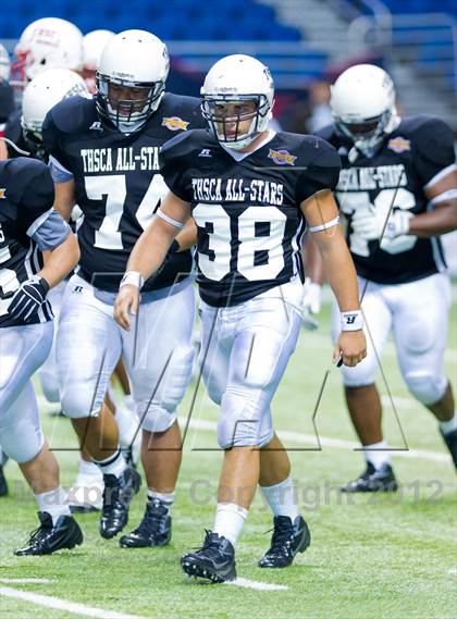 Thumbnail 3 in THSCA All-Star Football Game photogallery.