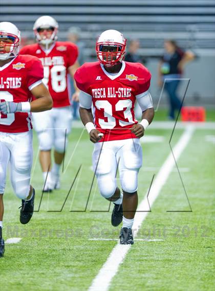 Thumbnail 1 in THSCA All-Star Football Game photogallery.