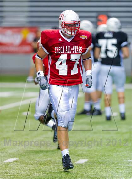 Thumbnail 3 in THSCA All-Star Football Game photogallery.