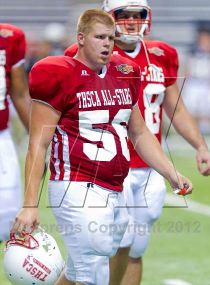 Thumbnail 2 in THSCA All-Star Football Game photogallery.