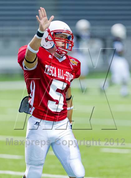 Thumbnail 2 in THSCA All-Star Football Game photogallery.